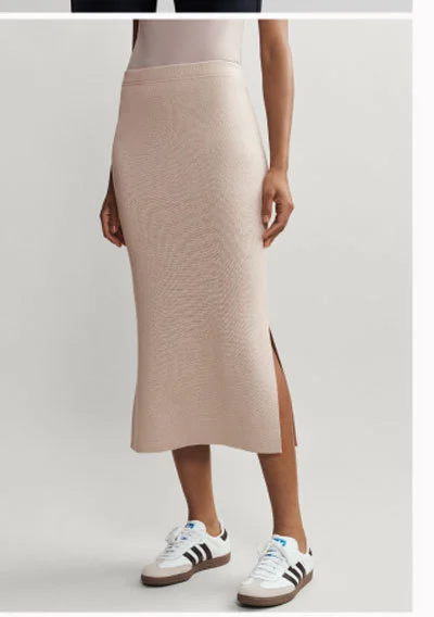 Porto Merino Blend Sweater Skirt