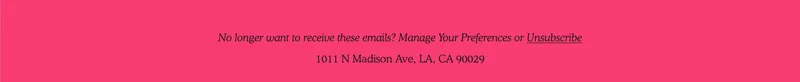 Manage Preferences