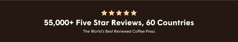 55,000+ five star reviews in 60 countries