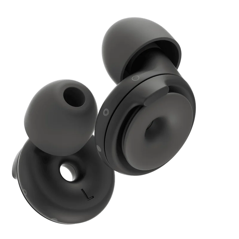 The Black Loop Switch earplugs.