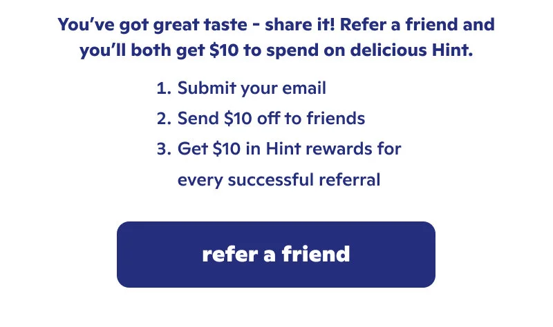 You've got great taste - share it by referring a friend!