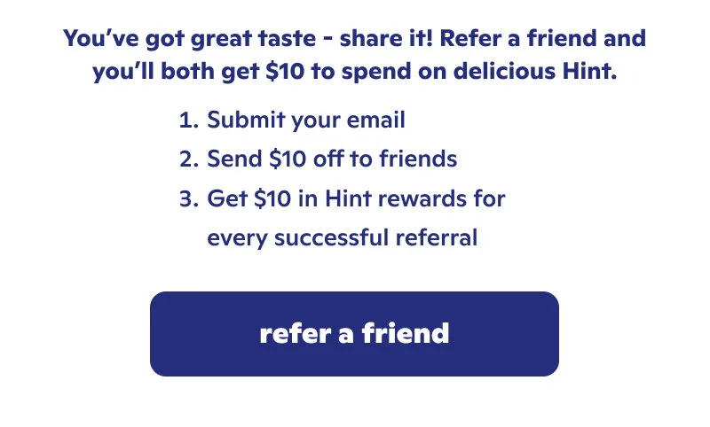 You've got great taste - share it by referring a friend!