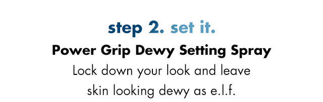Step 2: lock down your look