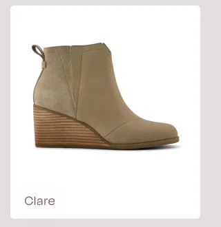 Clare Wedge Dune Boot - Image