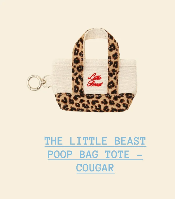 The Little Beast Poop Bag Tote - Cougar