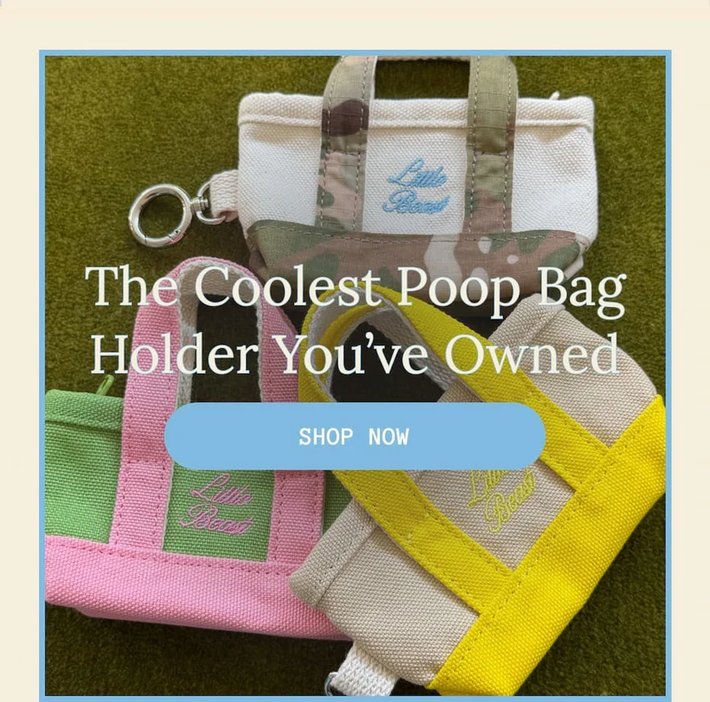 The Coolest Poop Bag Holder You’ve Owned