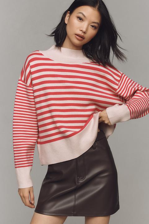 The Carys Mock-Neck Sweater by Maeve