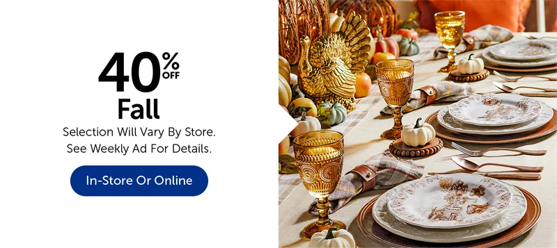 40% Off Fall