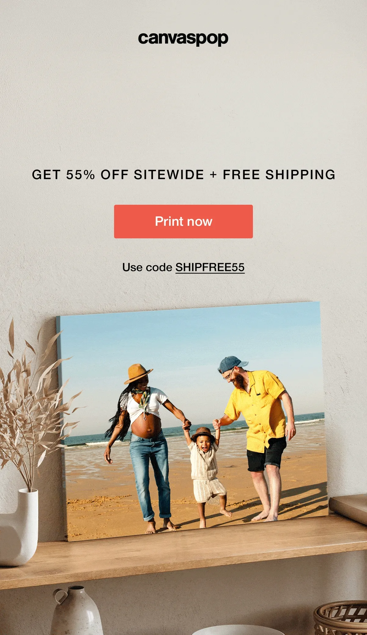 The Labor Day Sale. Get 55% off sitewide and Free Shipping. Use code discount code
