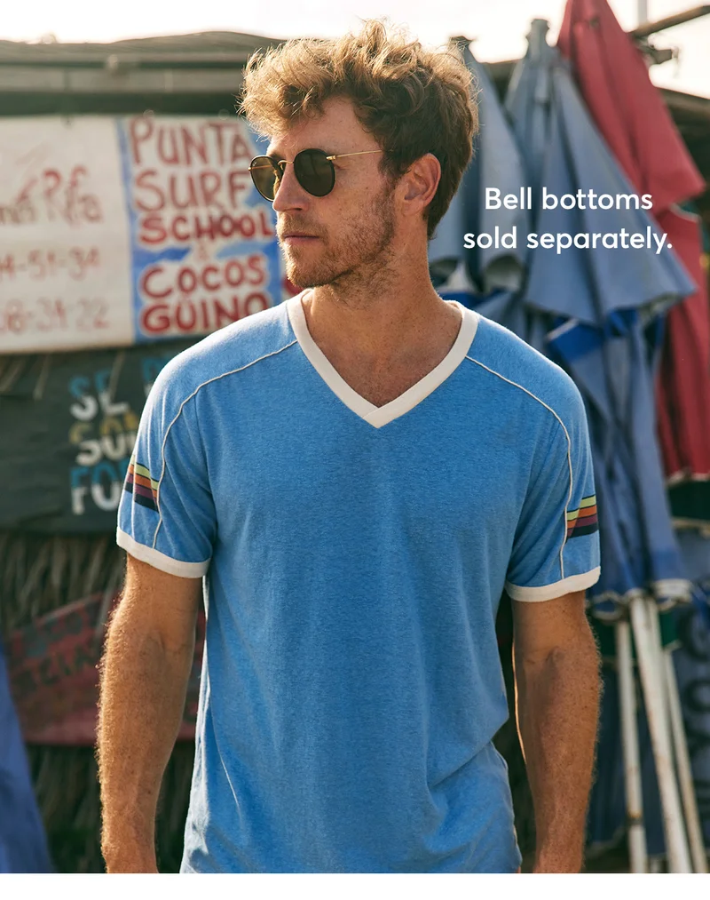 Bell bottoms sold separately.