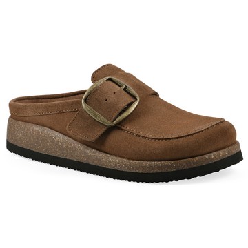 White Mountain Leather Slip-On Clogs - Bueno