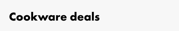 Cookware deals