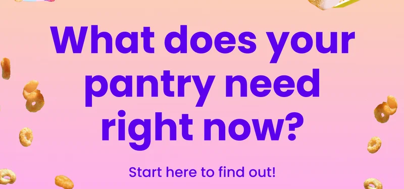 What does your pantry need right now?