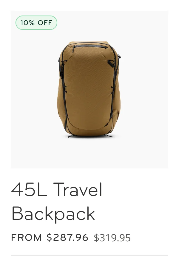 45L Travel Backpack