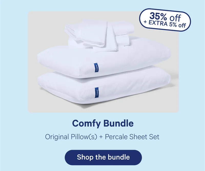 Comfy Bundle; Original Pillow(s) + Percale Sheet Set