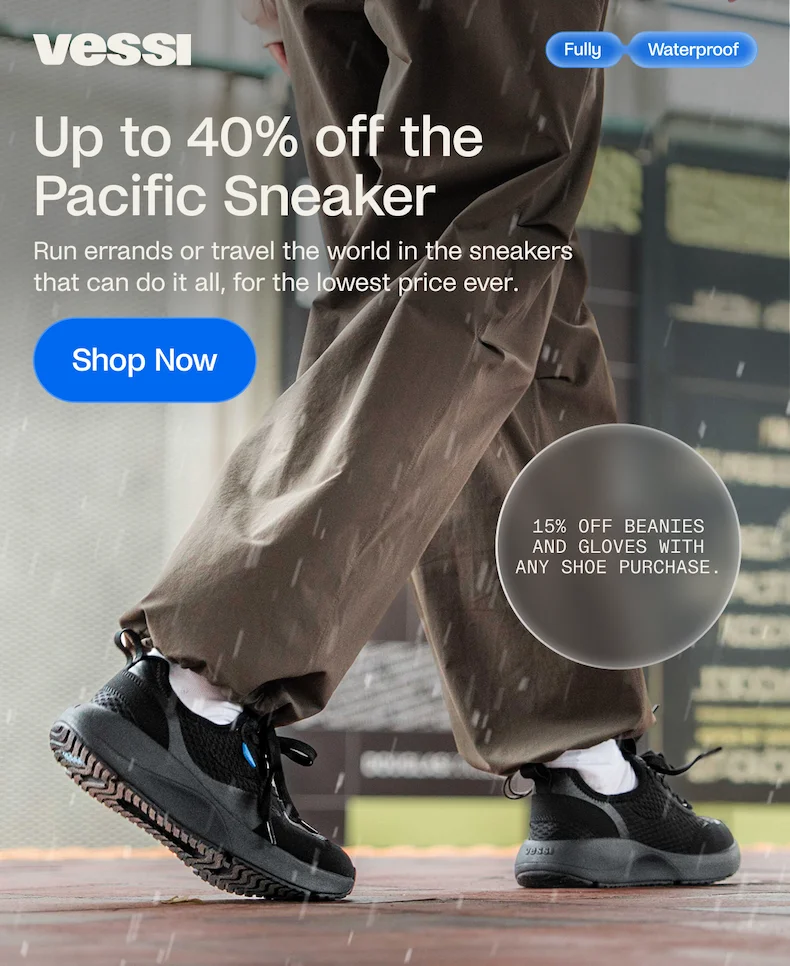 Up to 40% off the Pacific Sneaker