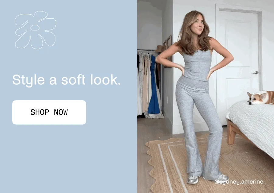 Spacedye Mid-Rise Bootcut Pant in Silver Mist