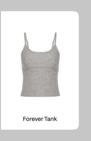 Spacedye Forever Tank in Silver Mist