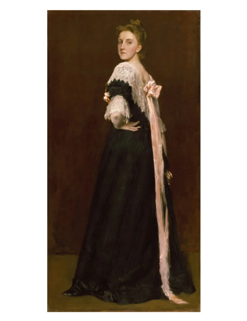 A print of Lydia Field Emmet by William Merritt Chase