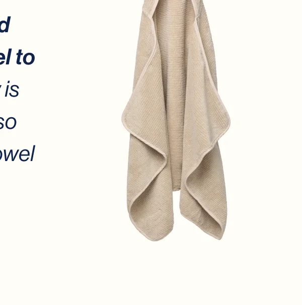The Ribbed Hooded Towel- Shop Now
