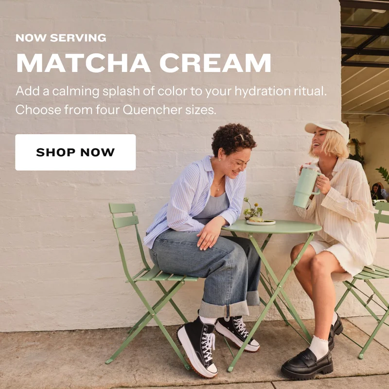 Now Serving: Matcha Cream Quenchers