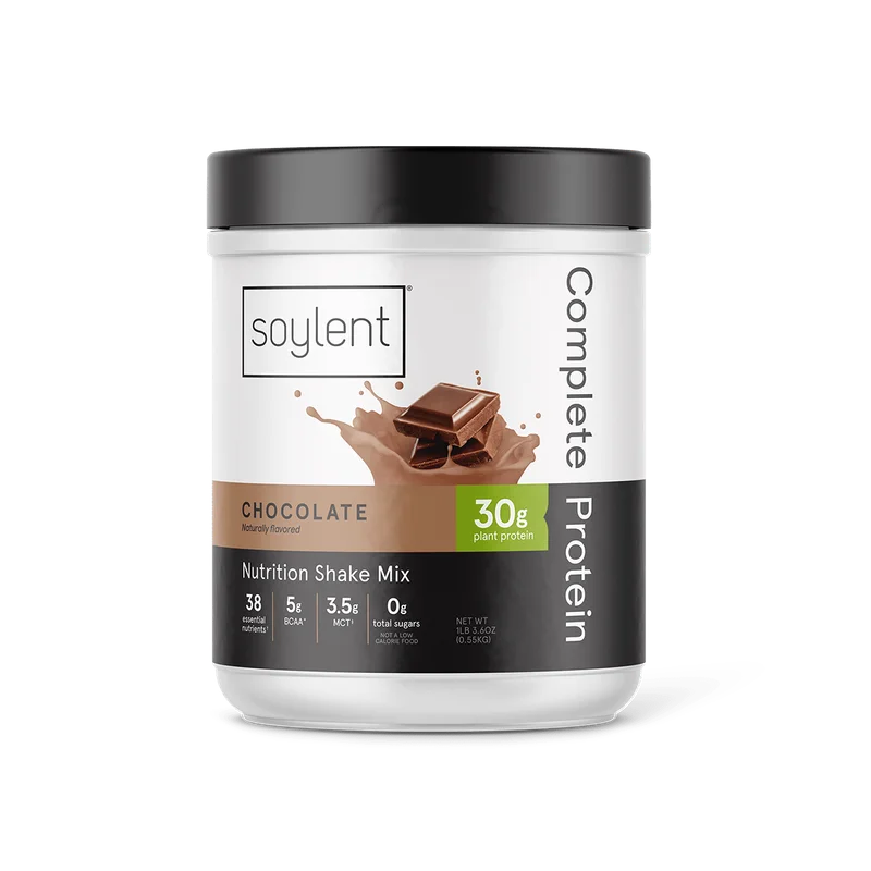 Image of Soylent complete protein powder - chocolate