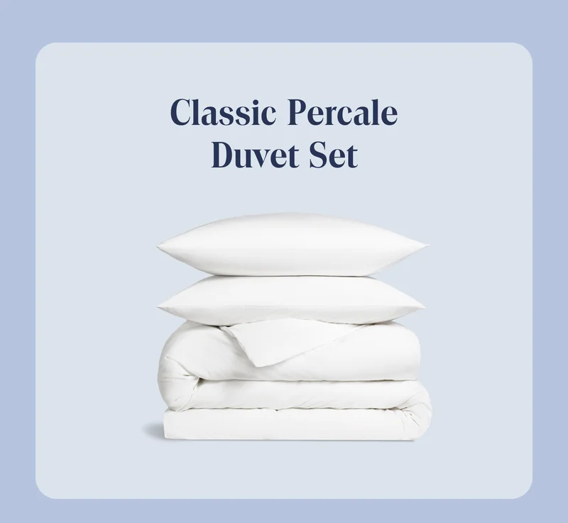 Classic Percale Duvet Set