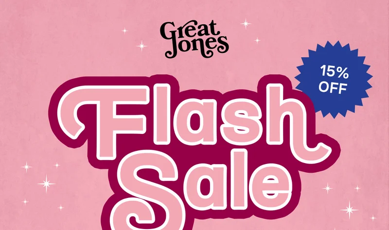 Flash Sale! 15% OFF Sitewide!