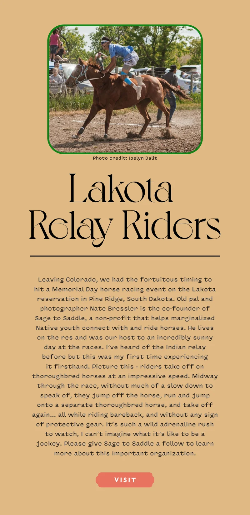 Lakota Relay Riders