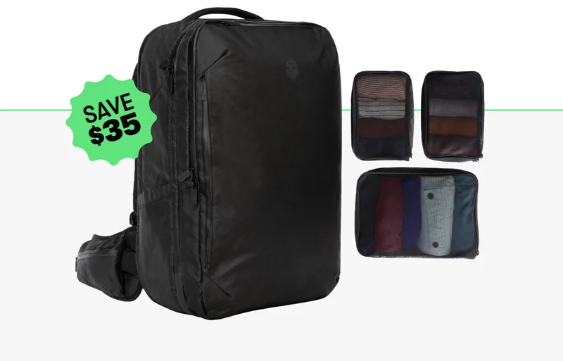 Save $35 When You Bundle The Pro 40L and Packing Cubes