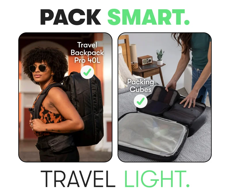 Pack Smart, Travel Light With Tortuga Travel Backpacks & Packing Cubes