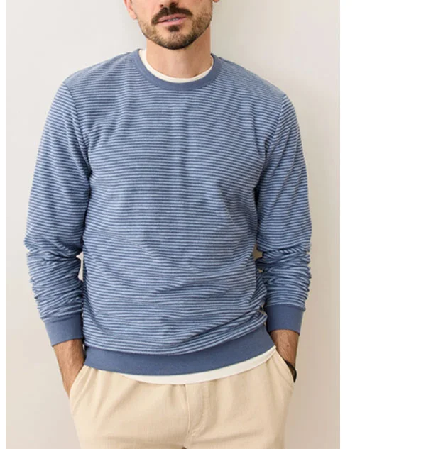 Terry crewneck