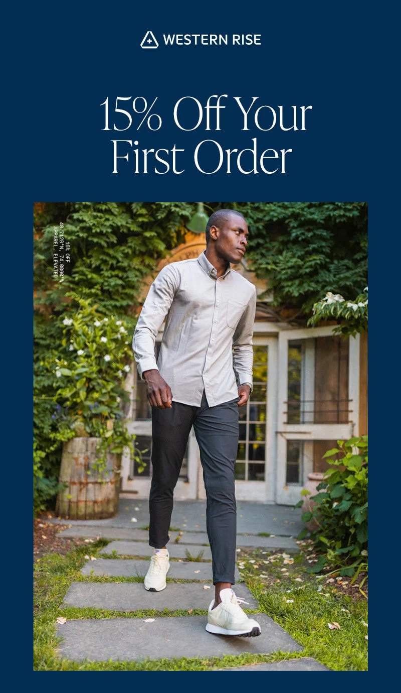 15% Off Your First Order