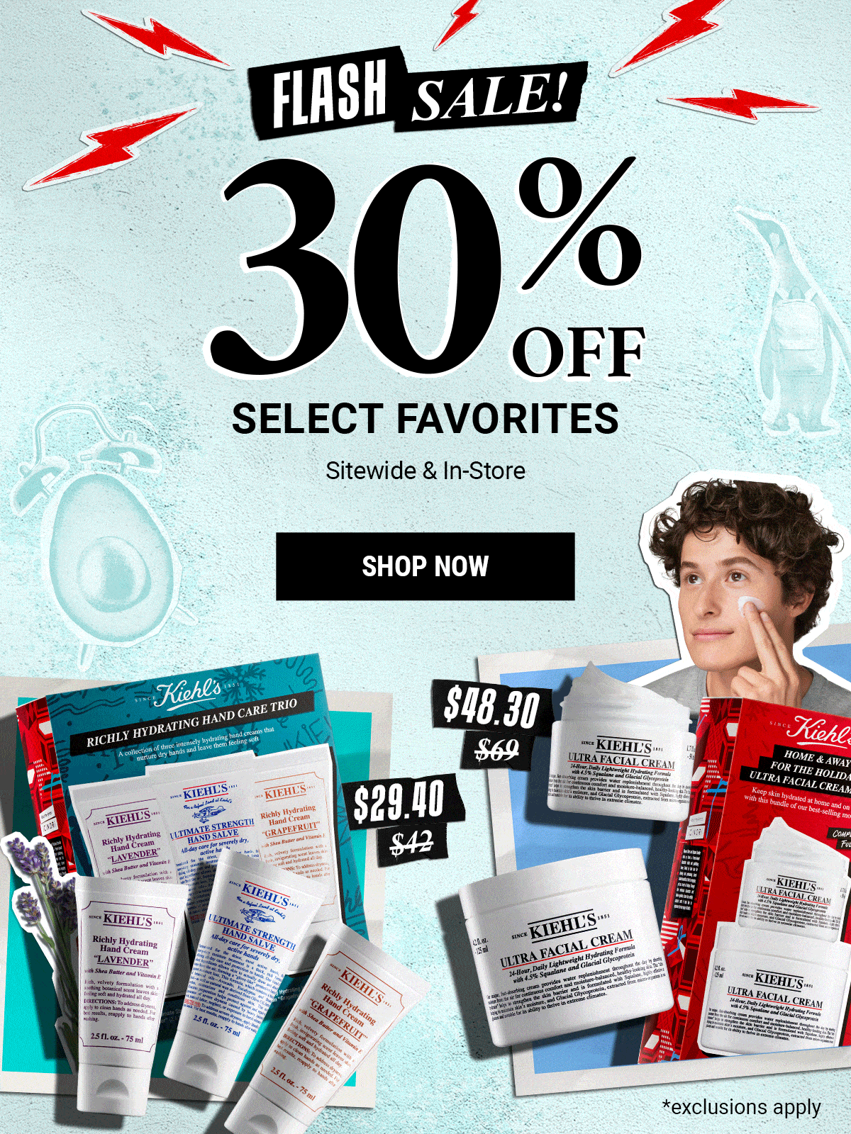 Flash Sale! 30% Off Select Favorites