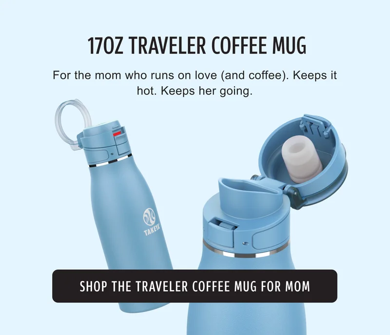 17oz Traveler Coffee Mug | For the mom who runs on love (and coffee). Keeps it hot. Keeps her going.| Shop The Traveler Coffee Mug For Mom