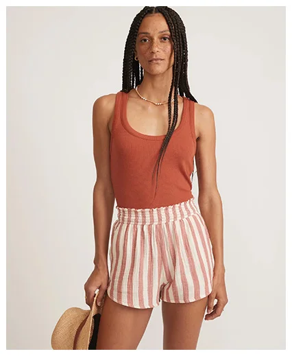 Corinne Double Cloth Short