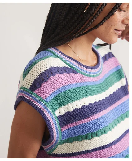 Rory Crochet Sweater Vest