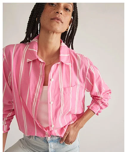 Abbey Relaxed Button Down