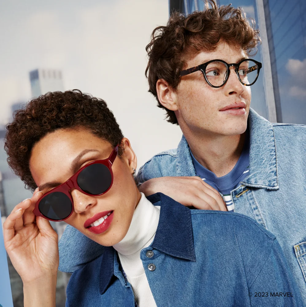 Warby Parker x Marvel's Spider-Man 2