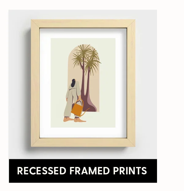 Plants Recessed Framed Prints | View Collection
