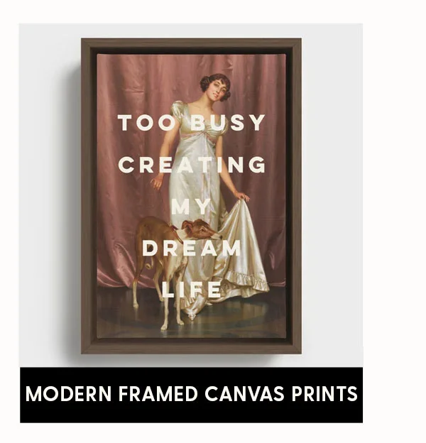 Modern Framed Canvas Prints | View Collection