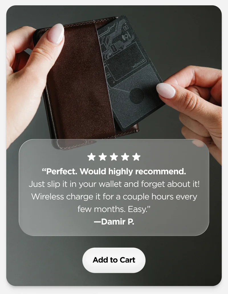 "Perfect. Would highly recommend. Just slip it in your wallet and forget about it! Wireless charge it for a couple hours every few months. Easy."