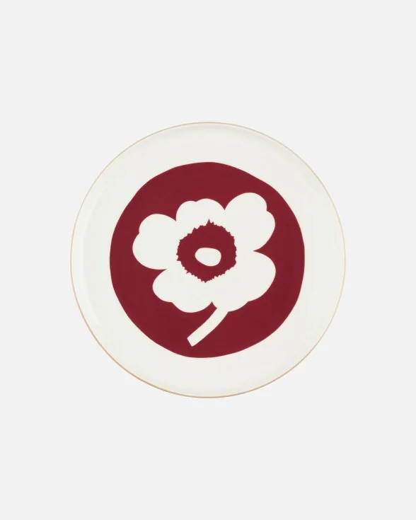 Oiva / Unikko anniversary dinner plate