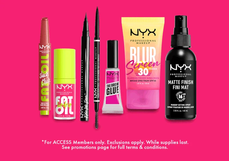 NYX SORTED PRODUCTS
