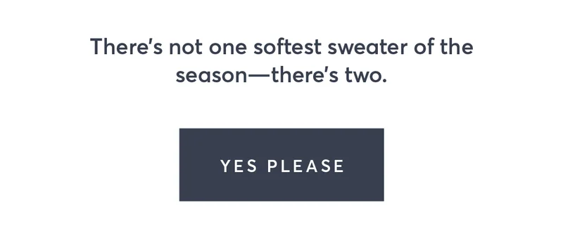 There's not one softest sweater of the season - there's two.