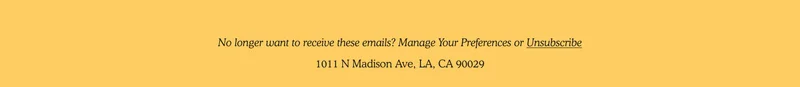 Manage Preferences