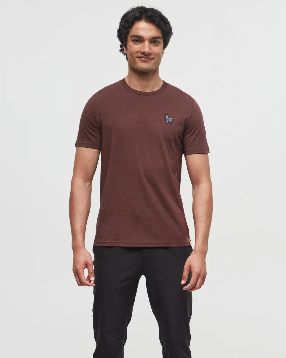 Image of Peru Embroidered Llama T-shirt
