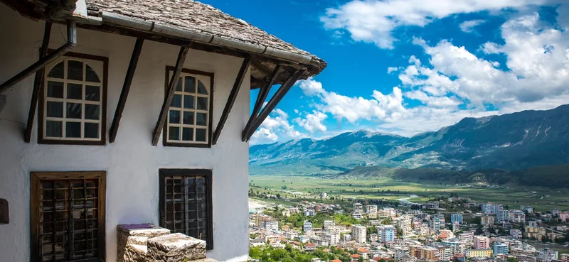 View from the house of Zekate, Albania.