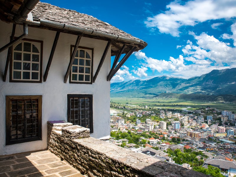 View from the house of Zekate, Albania.
