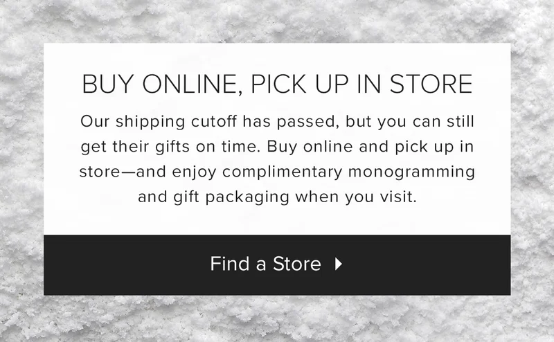 Buy Online, Pick Up In Store